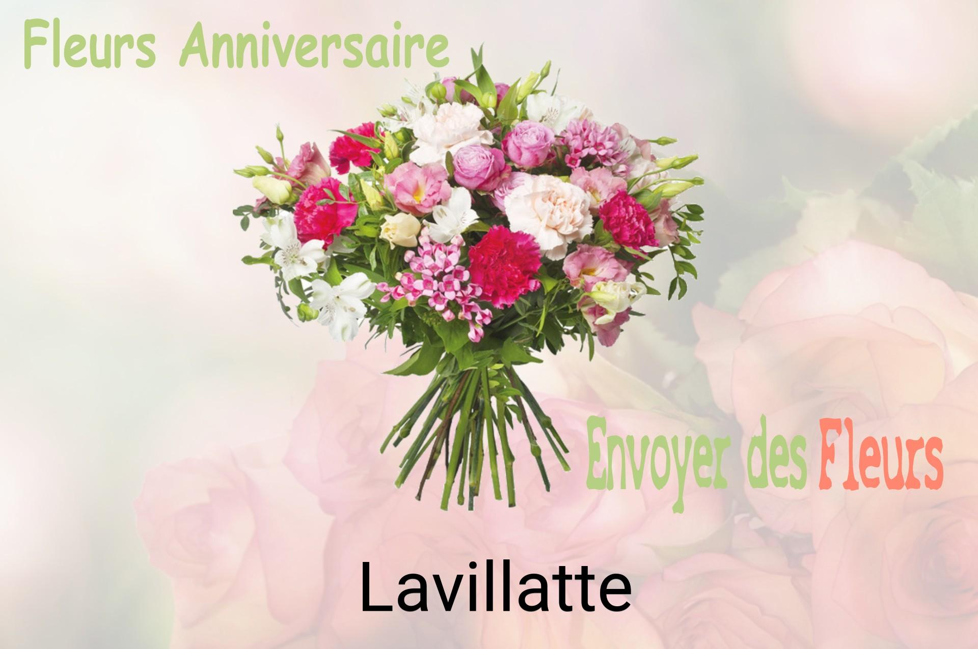 Bouquet de fleurs d’anniversaire livré à Lavillatte