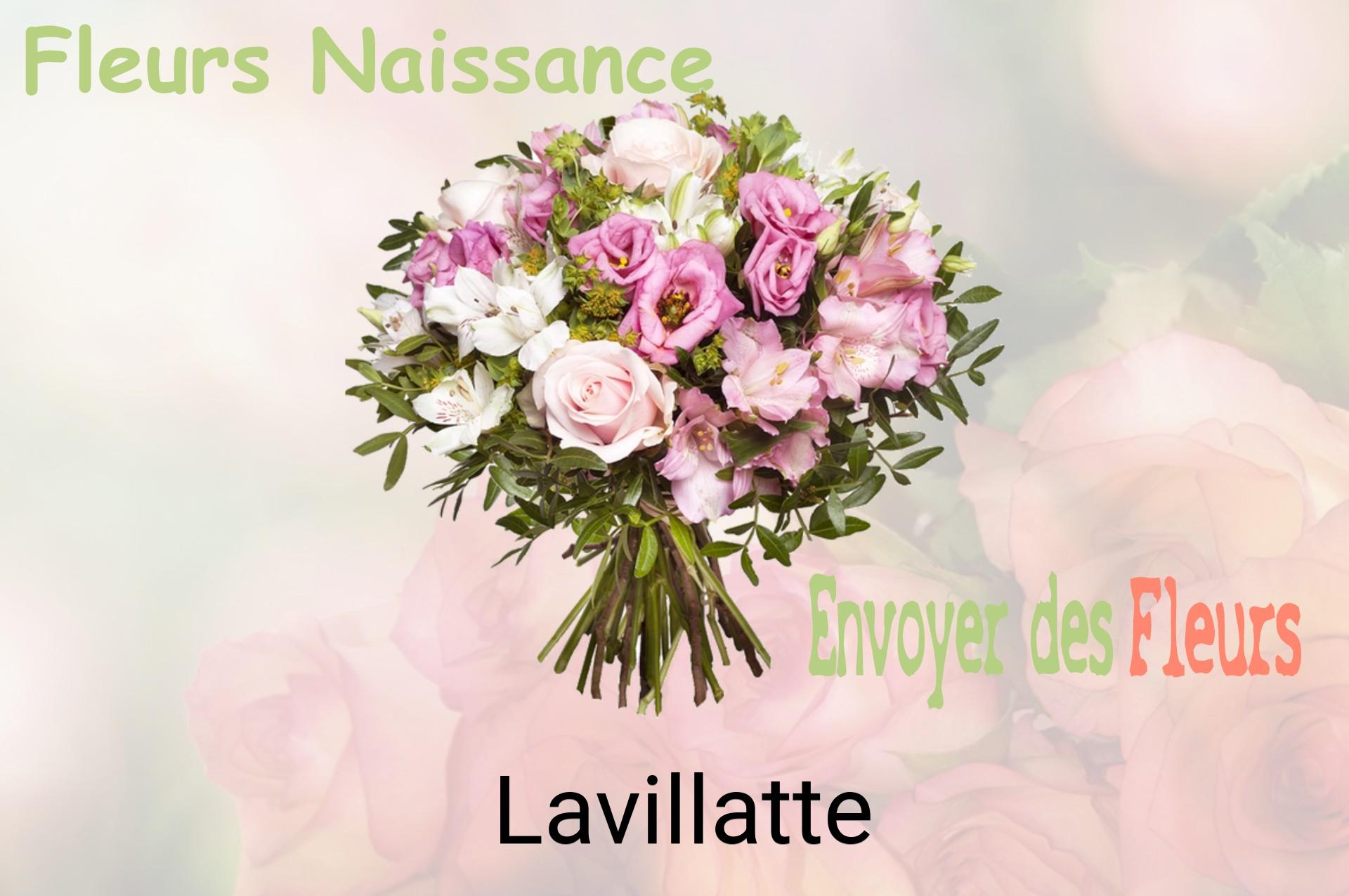 Bouquet de fleurs de naissance livré à Lavillatte